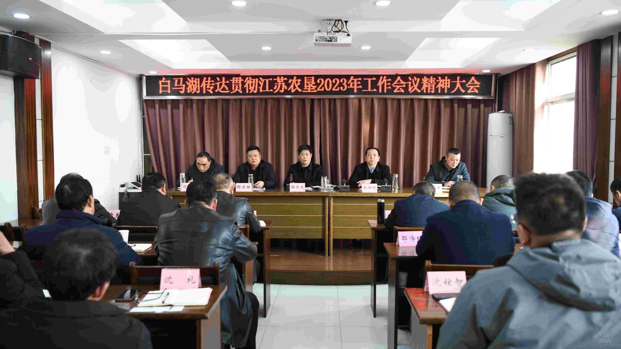 农场公司召开传达贯彻集团工作会议精神大会
