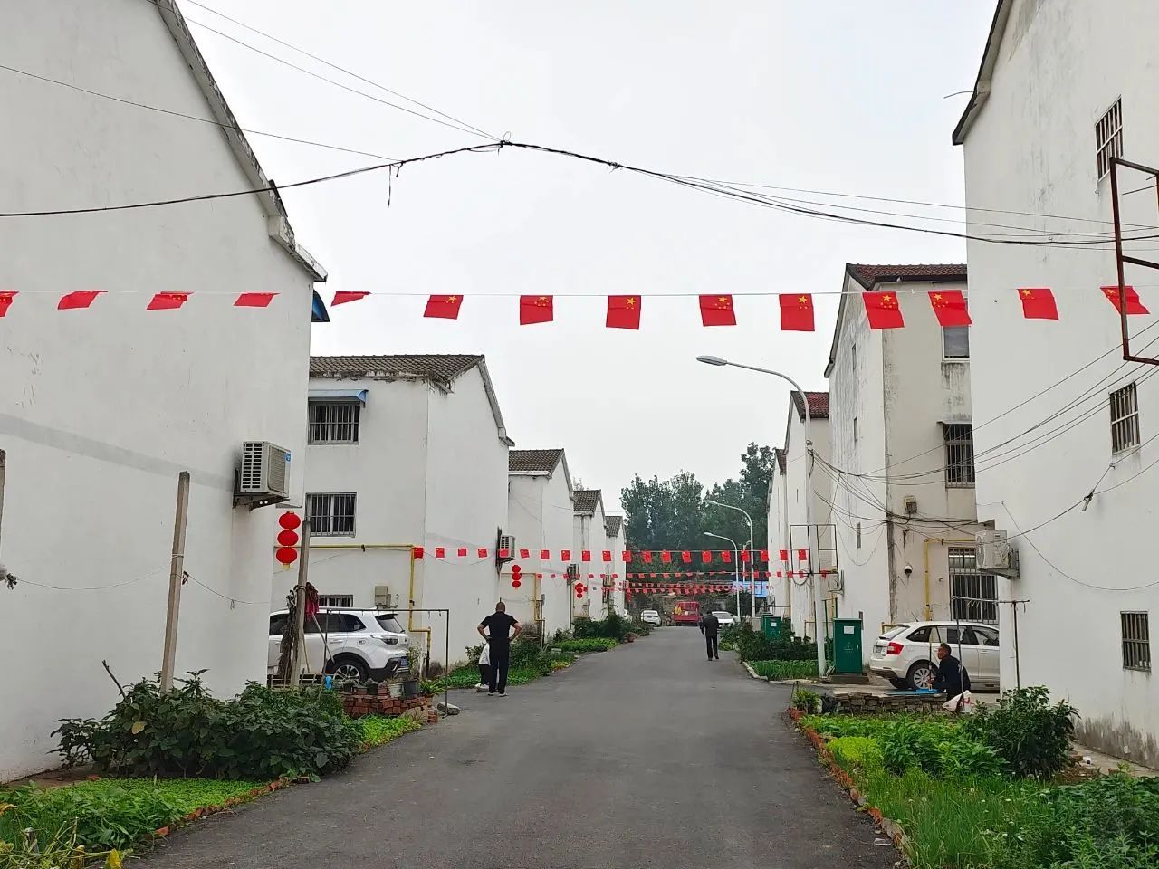 张灯结彩迎双节 共享团圆喜庆时